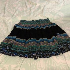 Fun printed skirt